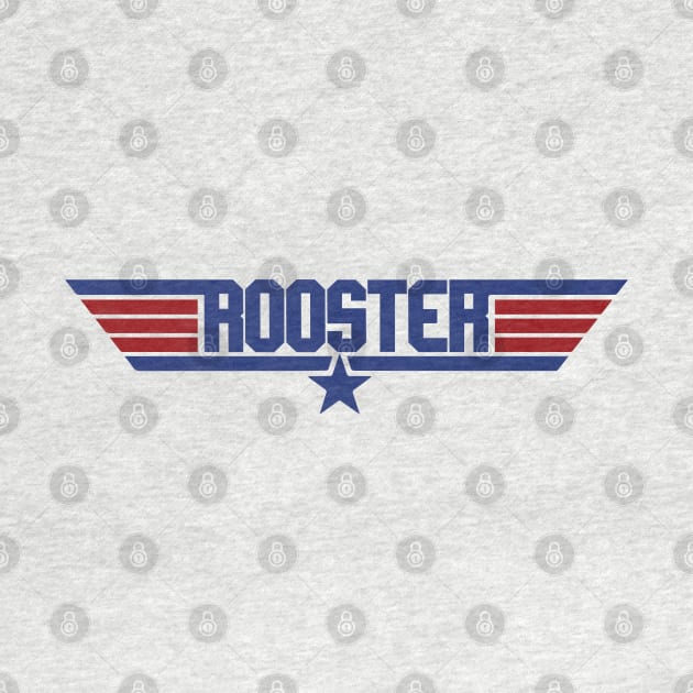 Rooster Top Gun Logo by Mandra